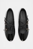 Cameron Triple Strap Ballet Flat  Black Patent  hi-res