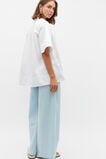 Cotton Poplin Swing Tunic  Whisper White  hi-res