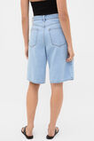 Longline Jean Short  Glacial Blue Wash  hi-res