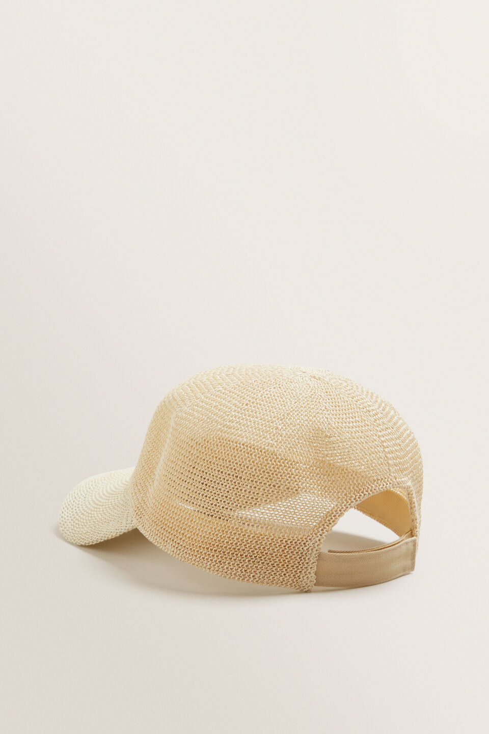Woven Straw Cap  