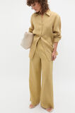 Core Linen Waisted Pant  Honey  hi-res