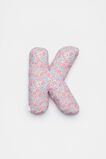 Ditsy Floral Initial Cushion  K  hi-res