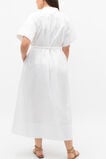 Poplin Voluminous Maxi Dress  Whisper White  hi-res