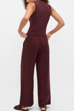 Cotton Rib Tank  Plum Red  hi-res