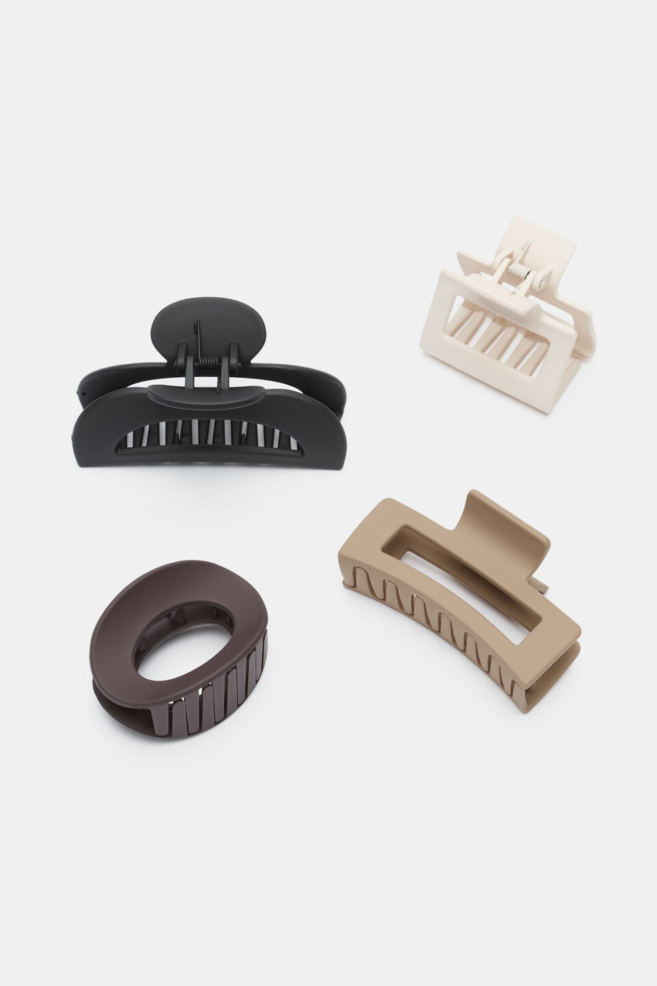 Multi Hair Claw Pack  Neutral