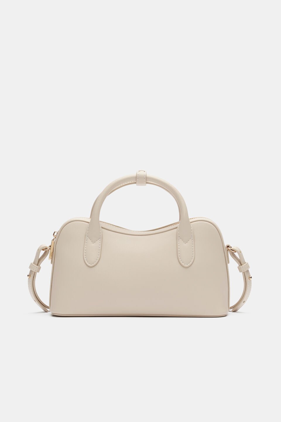 Curved Mini Crossbody Bag  Oat