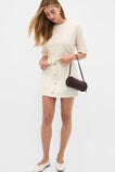 Belted Pocket Mini Skirt  Coconut Cream  hi-res