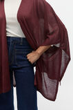 Fine Knit Poncho  Merlot  hi-res