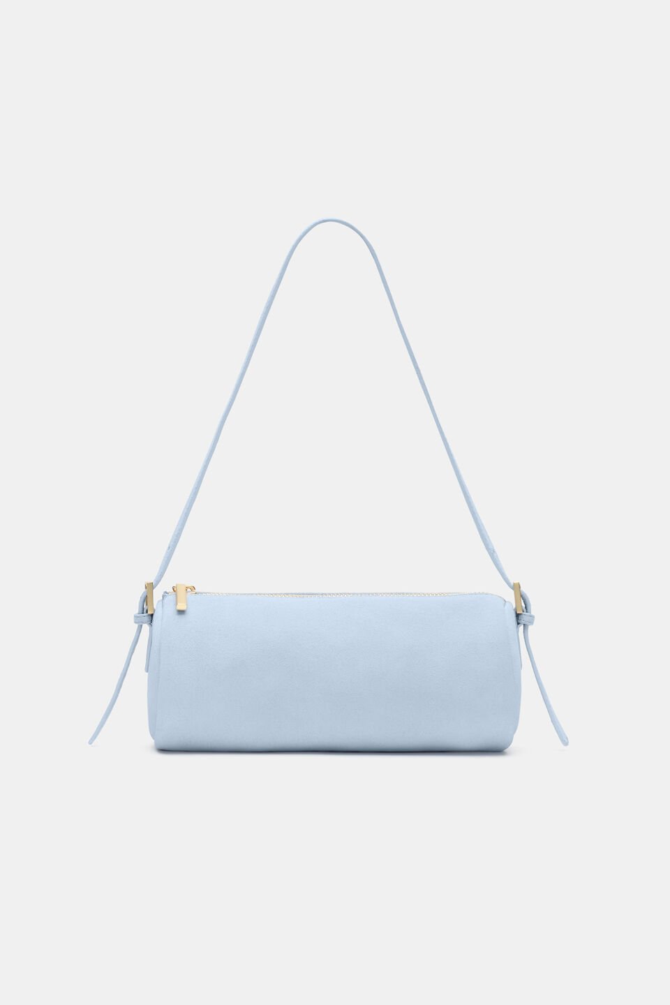 Suede Pouch Shoulder Bag  Arctic Blue
