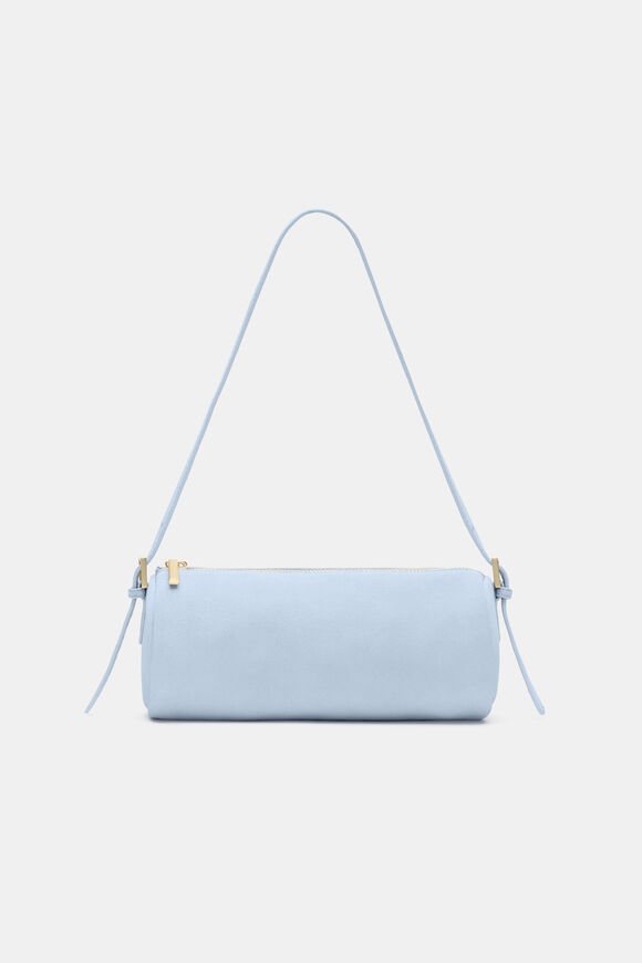 Suede Pouch Shoulder Bag  Arctic Blue  hi-res