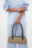 Textured Detail Shoulder Bag  Chocolate  hi-res
