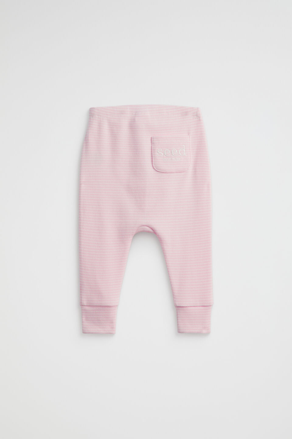 Core Rib Logo Legging  Posie Stripe