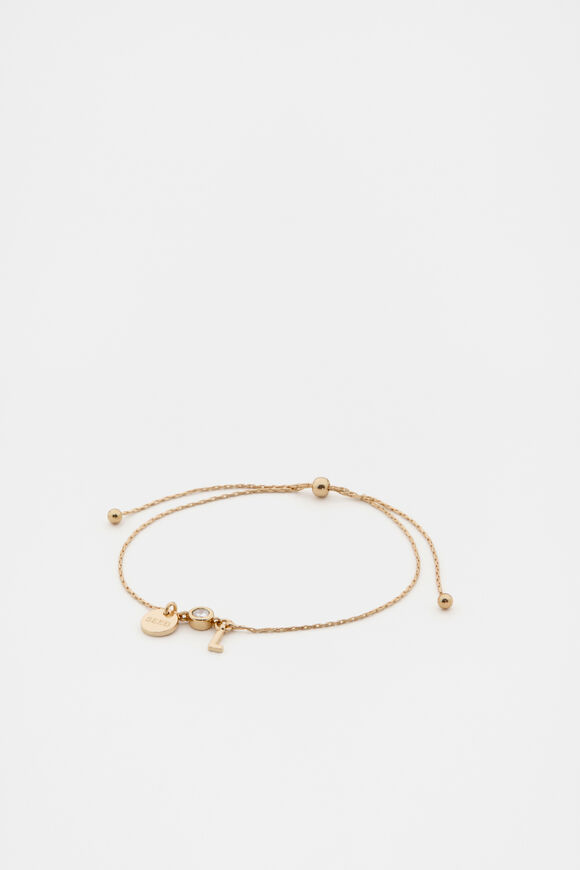Micro Letter Toggle Bracelet  L  hi-res