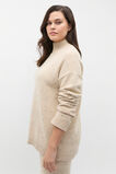 Fleck Mock Neck Slouch Knit  Latte Fleck  hi-res