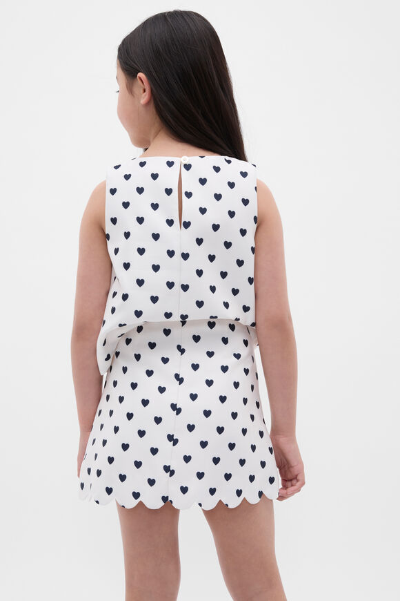 Scallop Satin Skirt  Multi  hi-res