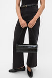 Croc Shoulder Bag  Black Croc  hi-res