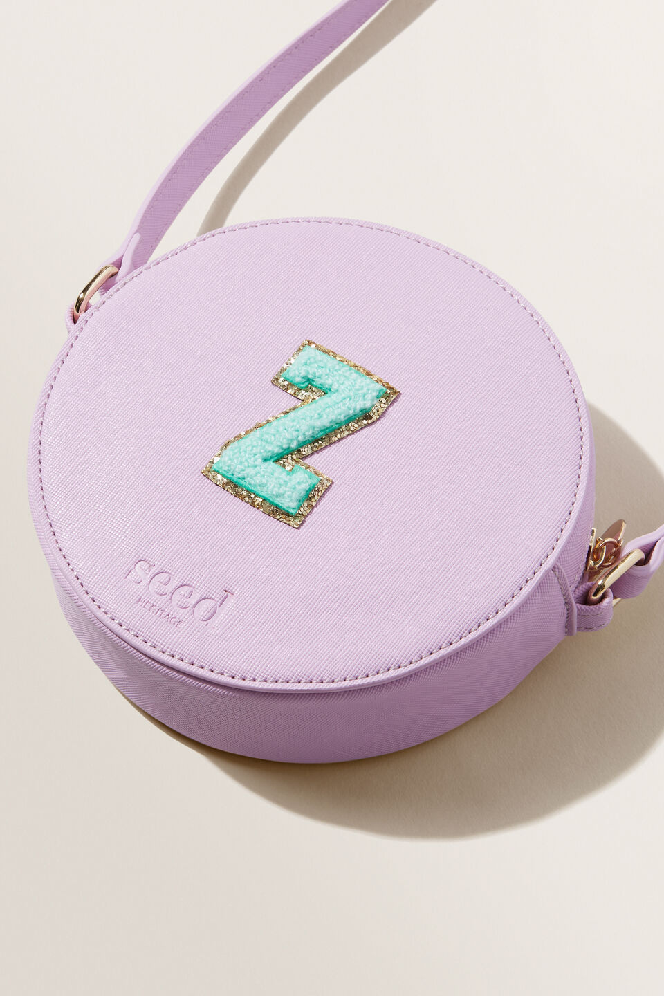 Made By Me Glitter Initial Patch  Z