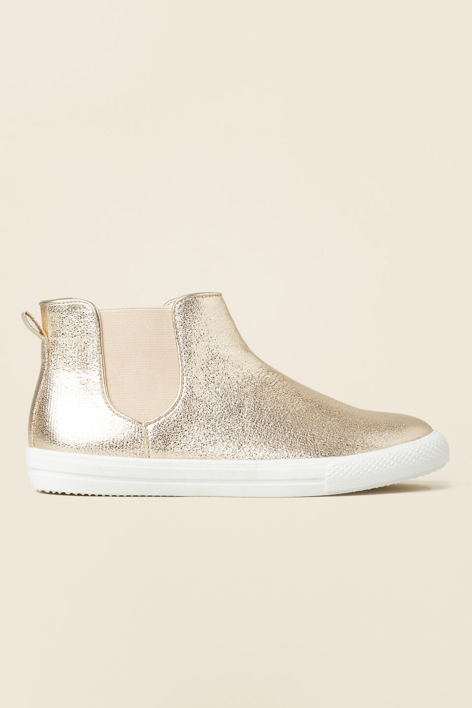 Metallic Mason Boot  Gold