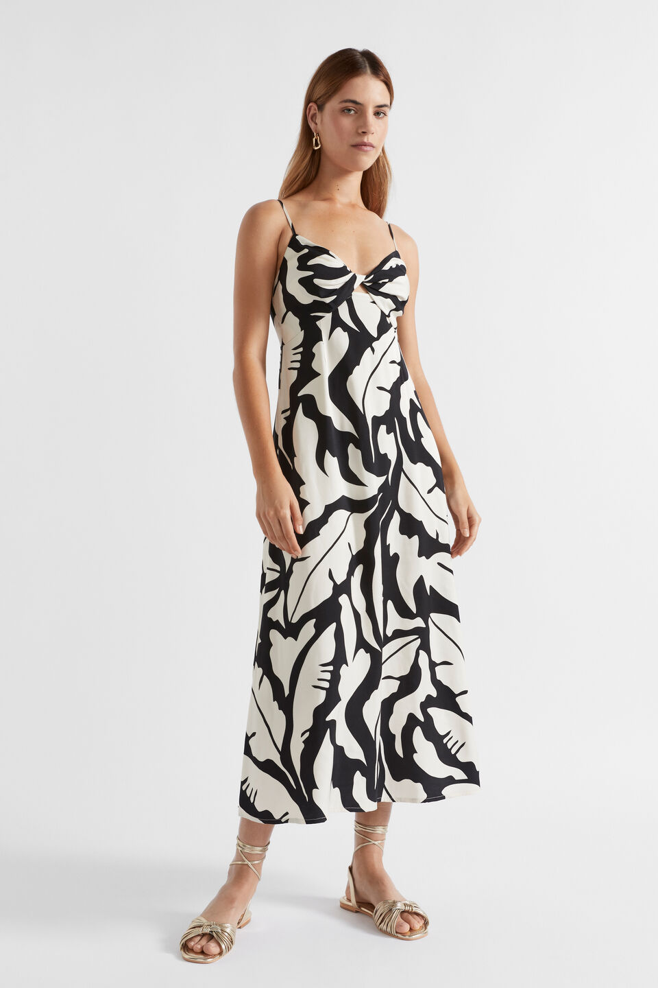 Mono Palm Twist Dress  Mono Palm