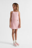 Houndstooth Top  Peach  hi-res