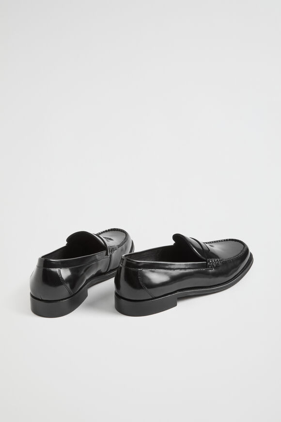 Leather Loafer  Black  hi-res