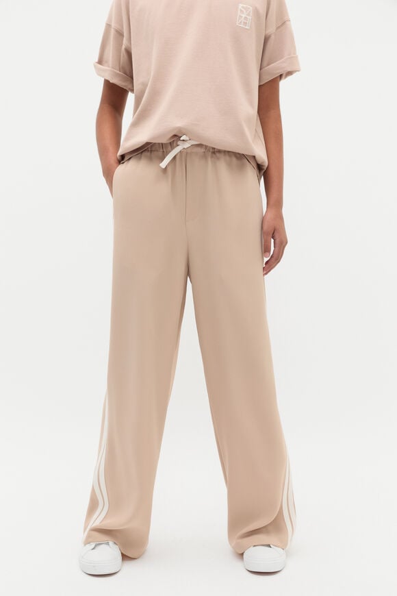 Side Stripe Twill Pant  Neutral  hi-res