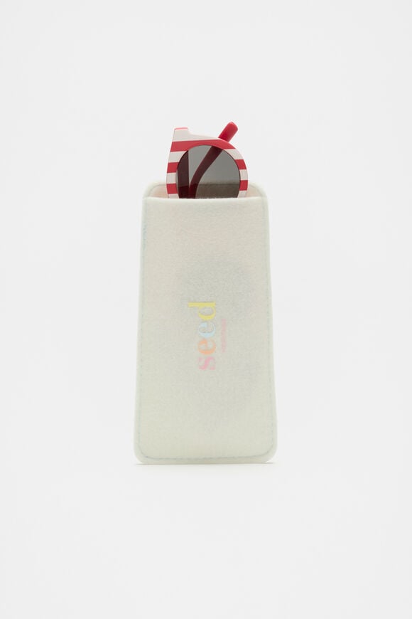 Child Stripe Sunglasses  Strawberry Red  hi-res