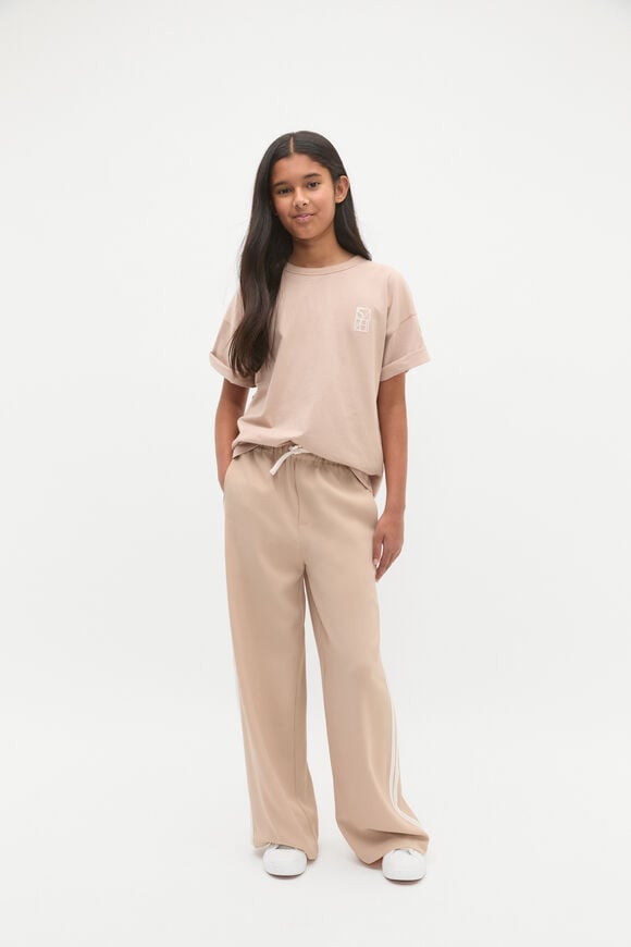 Side Stripe Twill Pant  Neutral  hi-res