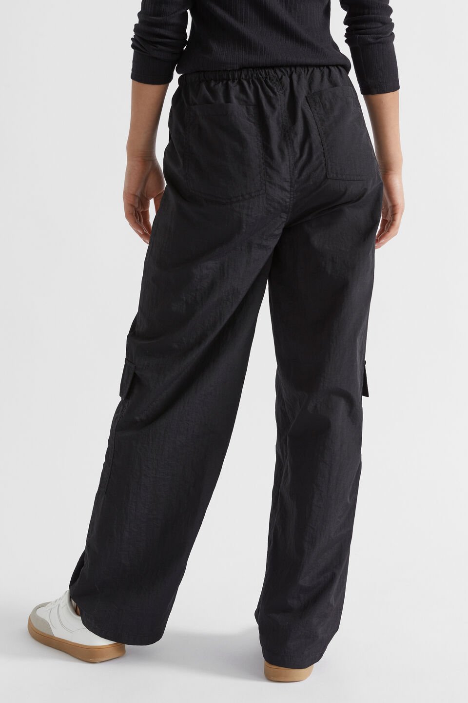 Parachute Cargo Pant  Black