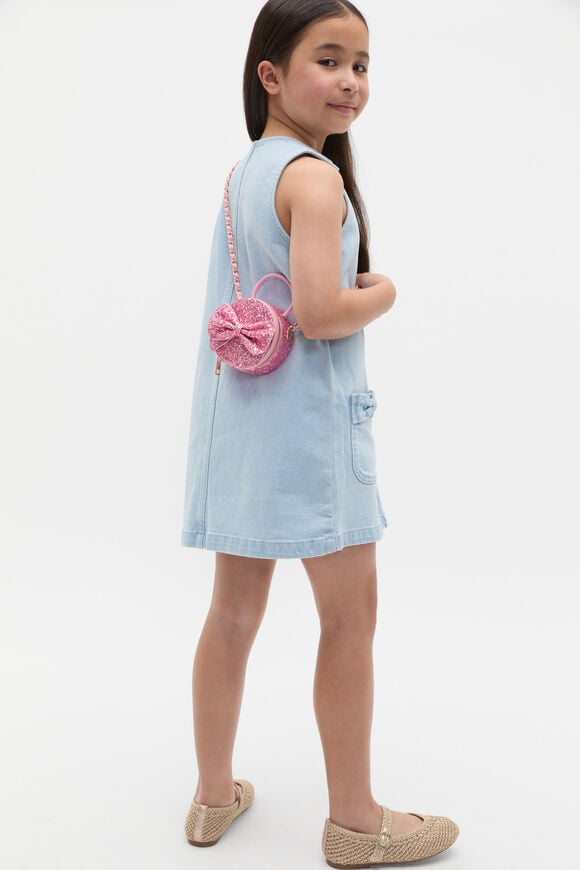Mini Bow Cross Body  Pink Glitter  hi-res