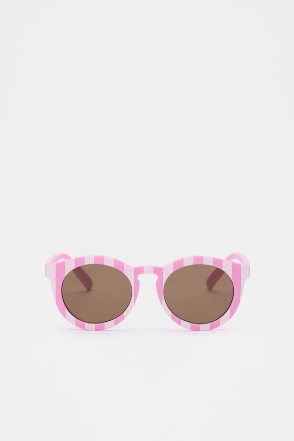 Child Stripe Sunglasses  Candy Pink  hi-res