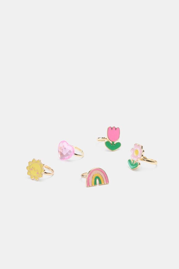 Colourblock Ring Box  Multi  hi-res