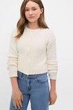 Cable Knit Cardigan  Classic Cream  hi-res