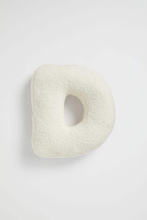 Teddy Initial Cushion Creme  D  hi-res