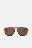 Amanda Aviator Sunglasses  Coffee Bean  hi-res