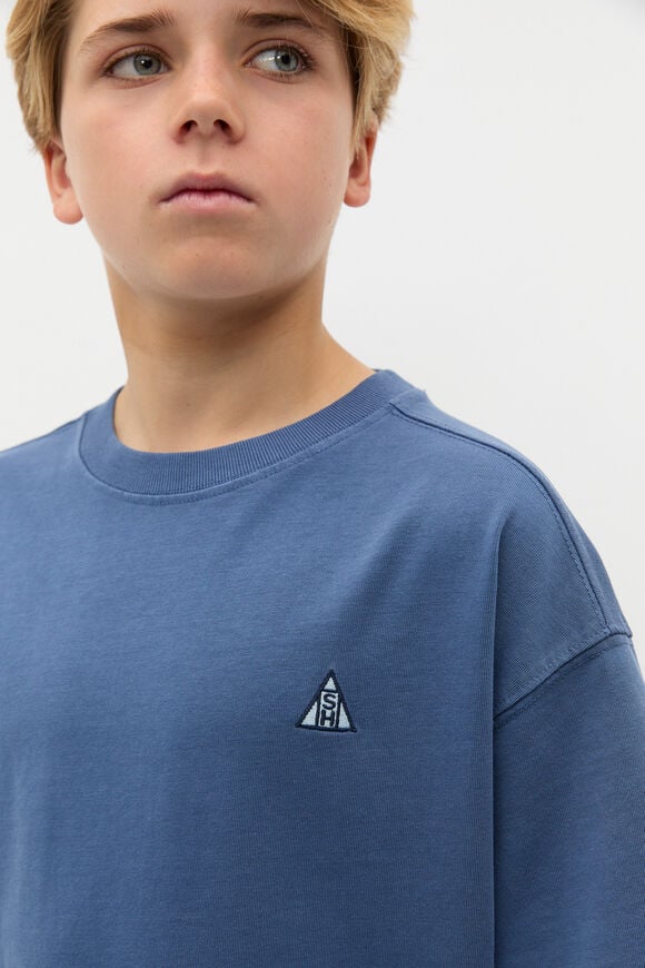 Garment Dye Tee  Washed Navy  hi-res