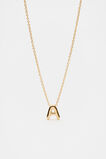 Bubble Letter Necklace  A  hi-res
