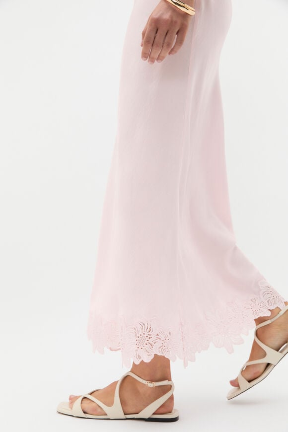 Crinkled Satin Midi Dress  Primrose  hi-res