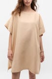 Boat Neck Poncho  Ecru  hi-res