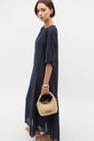 Lyocell Blend Kaftan Maxi Dress  Twilight Blue  hi-res