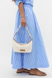 Poplin Variegated Stripe Skirt  Cornflower Blue Stripe  hi-res