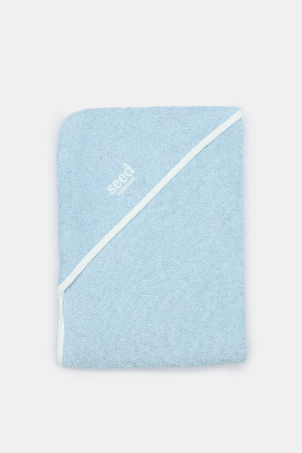 Logo Snuggle Towel  Powder Blue