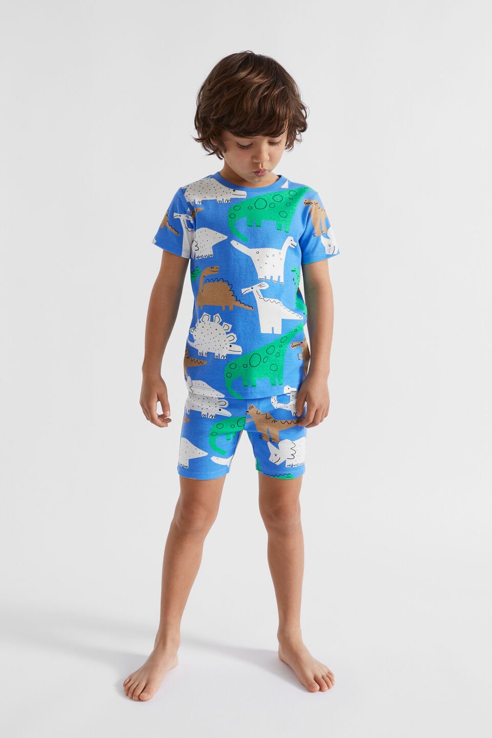 Dino Yardage Pyjama  Harbour Blue