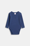 Core Logo Rib Bodysuit  French Navy  hi-res
