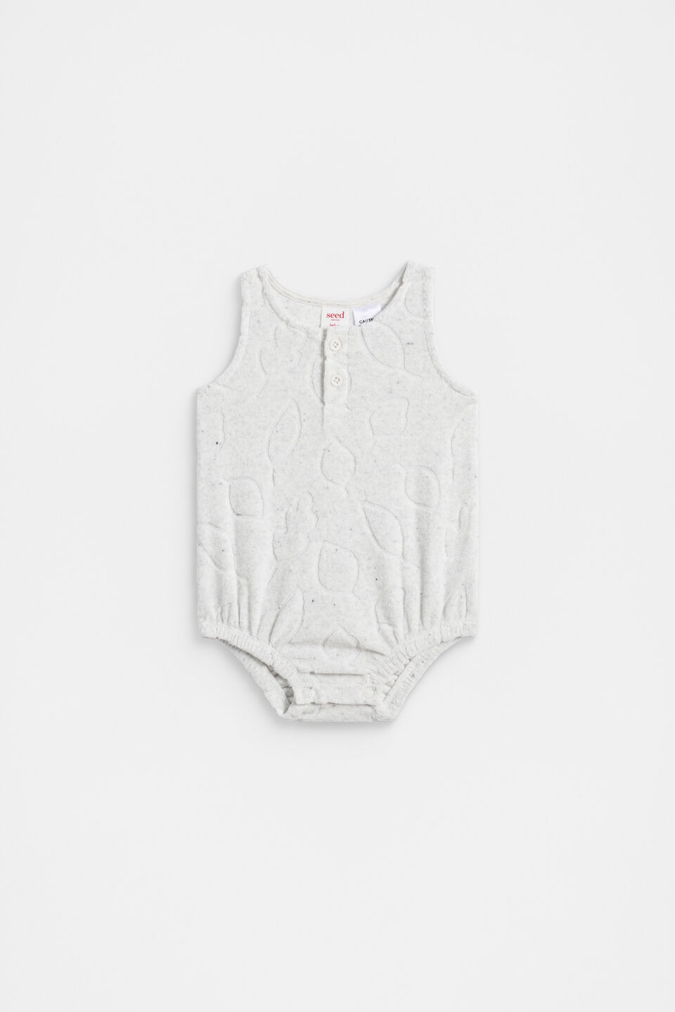 Terry Leaf Romper  Icy Marle