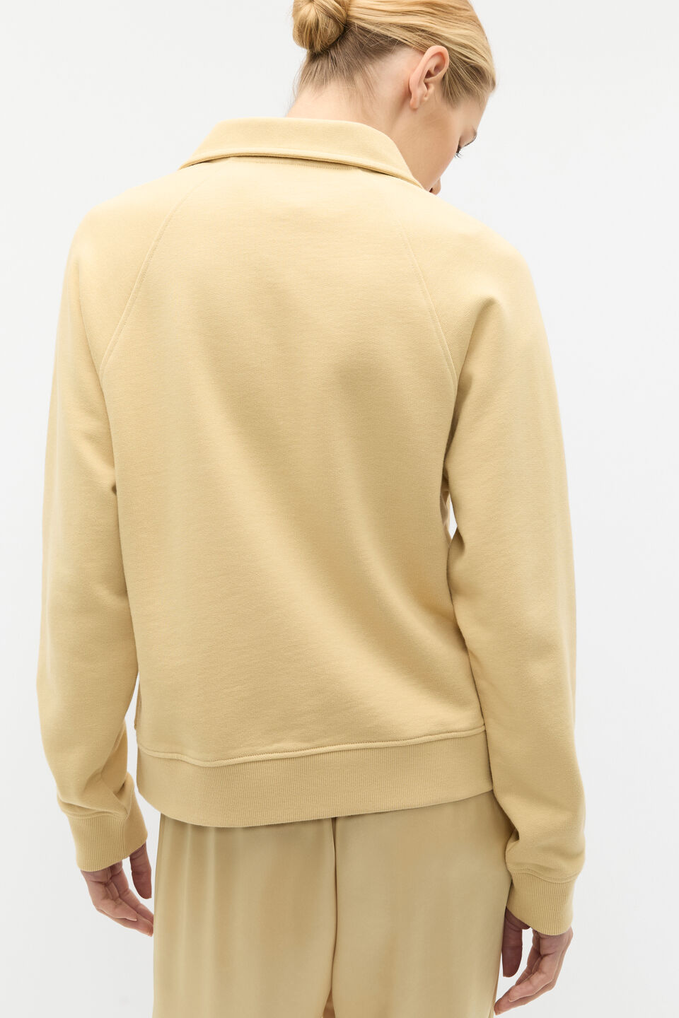 Terry Polo Sweat  Marzipan Wash