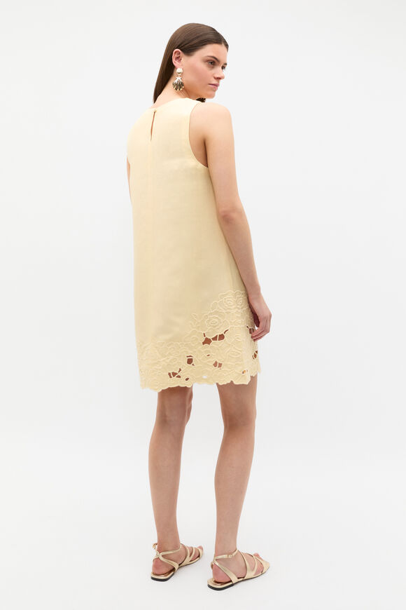 Cutwork Mini Dress  Shortbread  hi-res