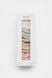 Rib Sock Multipack  Light Pink  hi-res