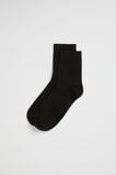 Quarter Crew Sock  Black  hi-res