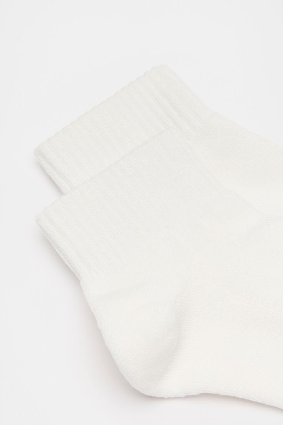 Cushioned Logo Ankle Sock  Cream Navy